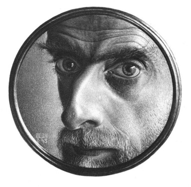 Escher self-portrait,1943